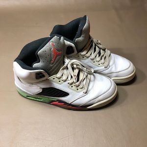 Jordan 5 Retro Poison Green/Pro Star size 8.5/9 ‼️